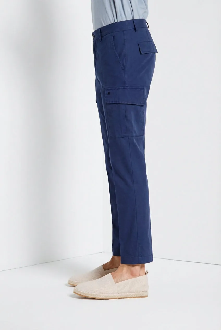 Mason's Chile Jogger cargo uomo blu royal extra slim