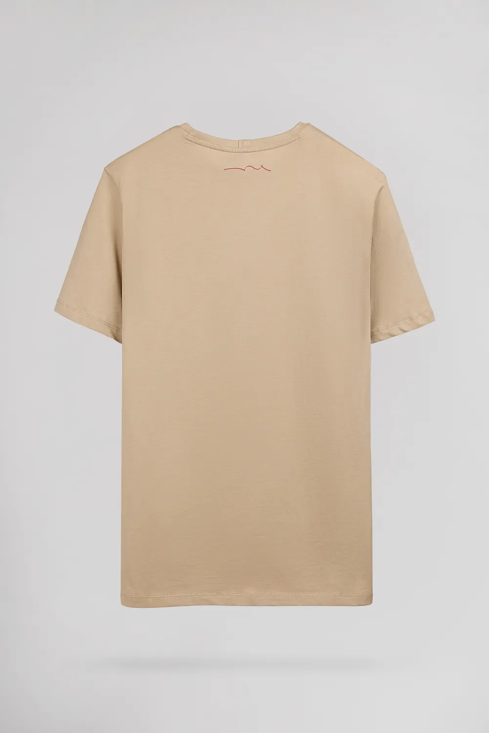 Teddy Smith T-Soy 2 T-Shirt Uomo Beige Cotone Regular