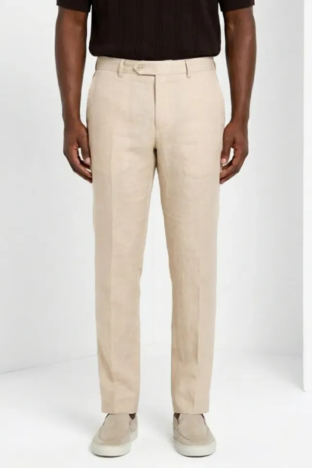 Mason's New York chino uomo beige chiaro lino regular