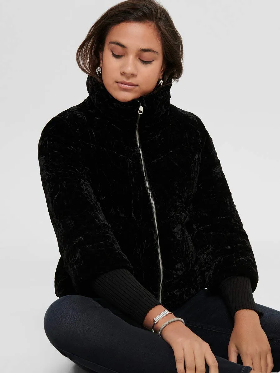 Only Onlmeg Velvet Giacca Donna Velluto Nero