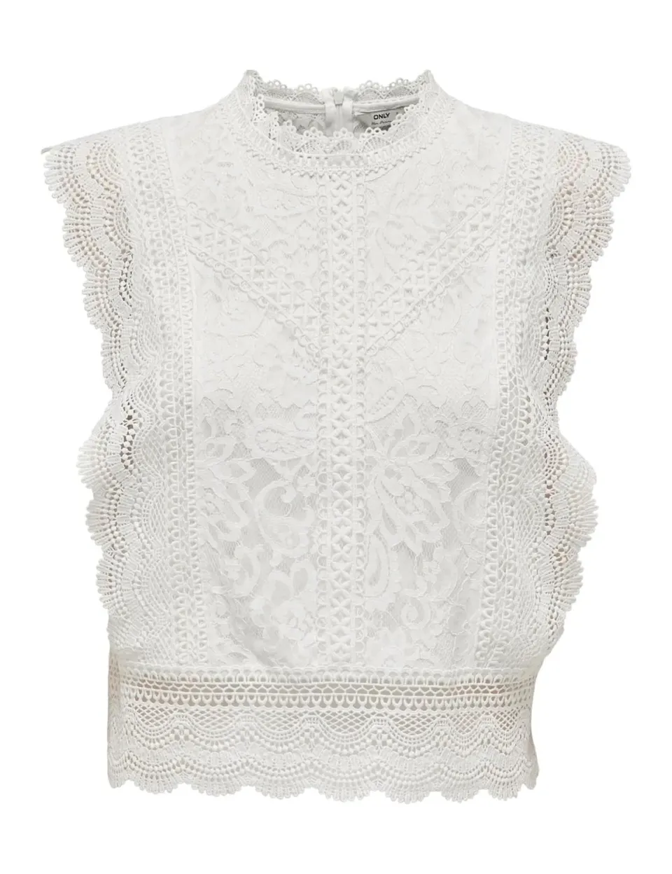 ONLY Onkaro top pizzo senza maniche taglia M