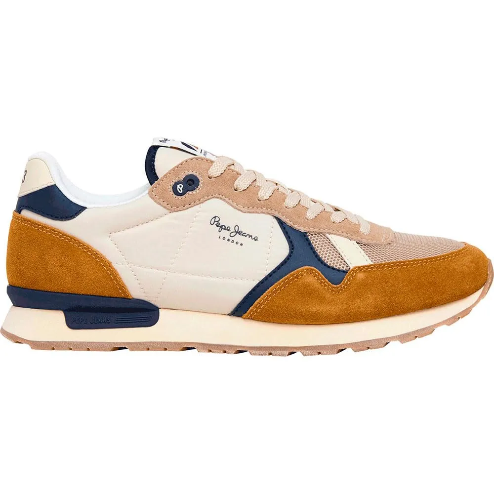 Pepe Jeans Brit Camp Sneaker Uomo 45 Marrone Retro