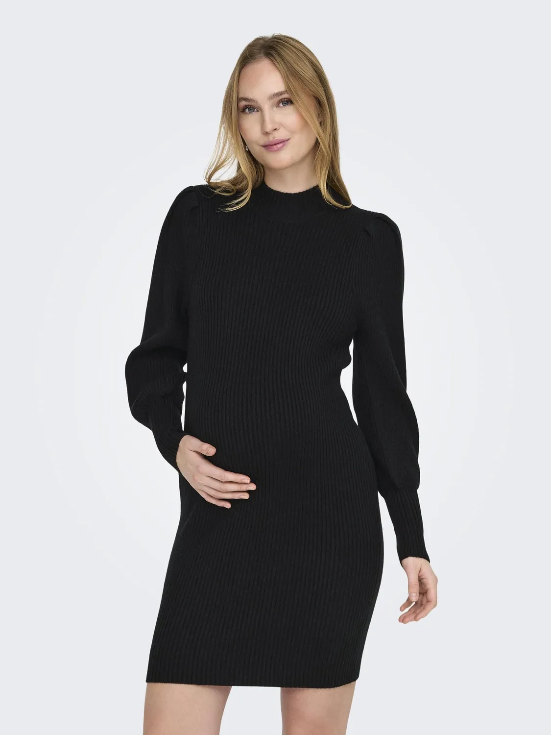 ONLY Maternity Olmkatia Abito Maglia mini collo alto