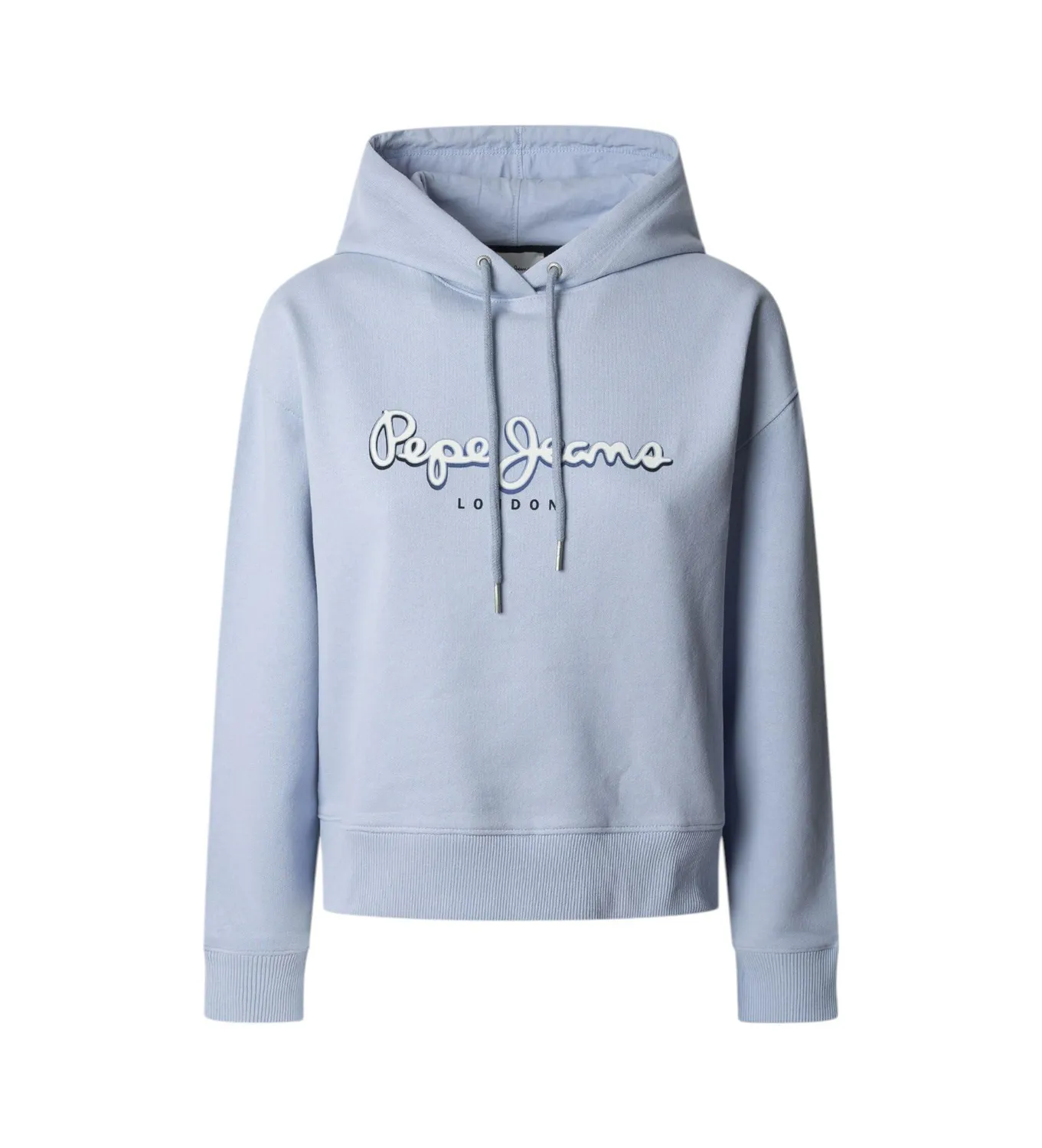 Pepe Jeans Maddy Hoodie Felpa Donna Rosa Lavato