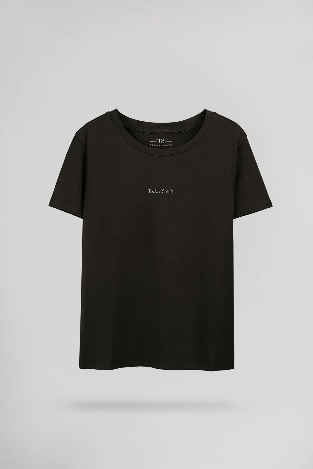 Teddy Smith T-Ribelle maglietta donna nero cotone