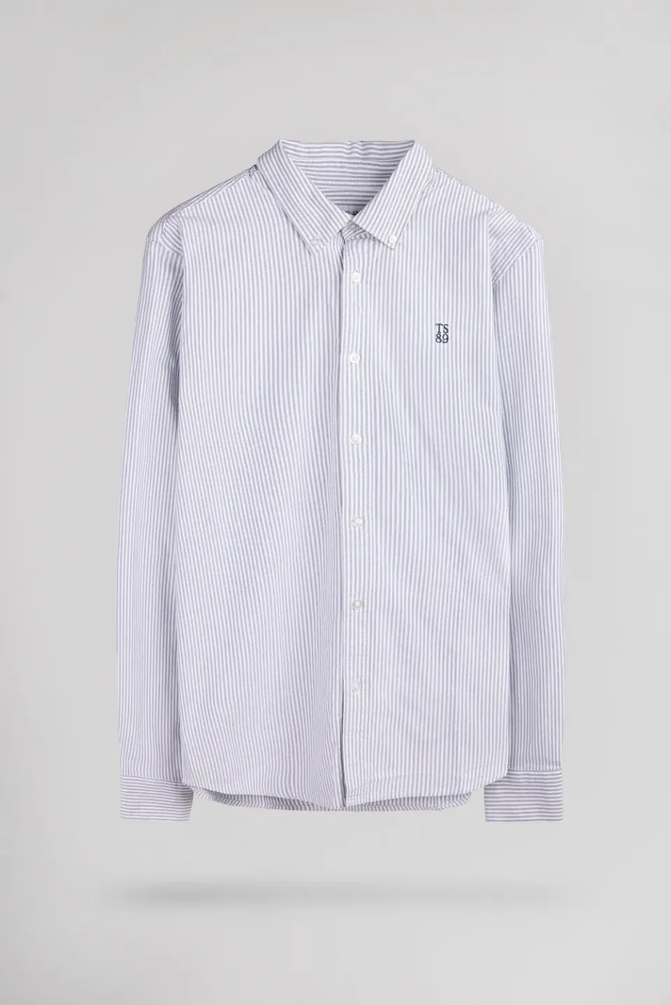 Teddy Smith C-Stanley ML camicia righe cotone uomo