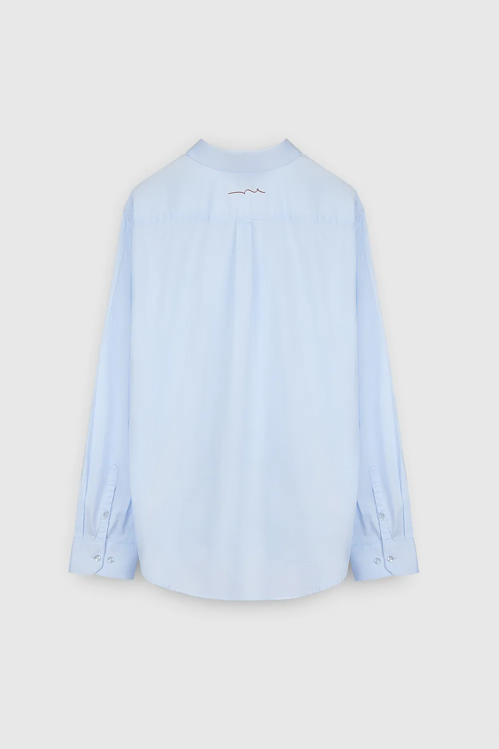Teddy Smith C-VOLT 2 ML camicia azzurra uomo cotone