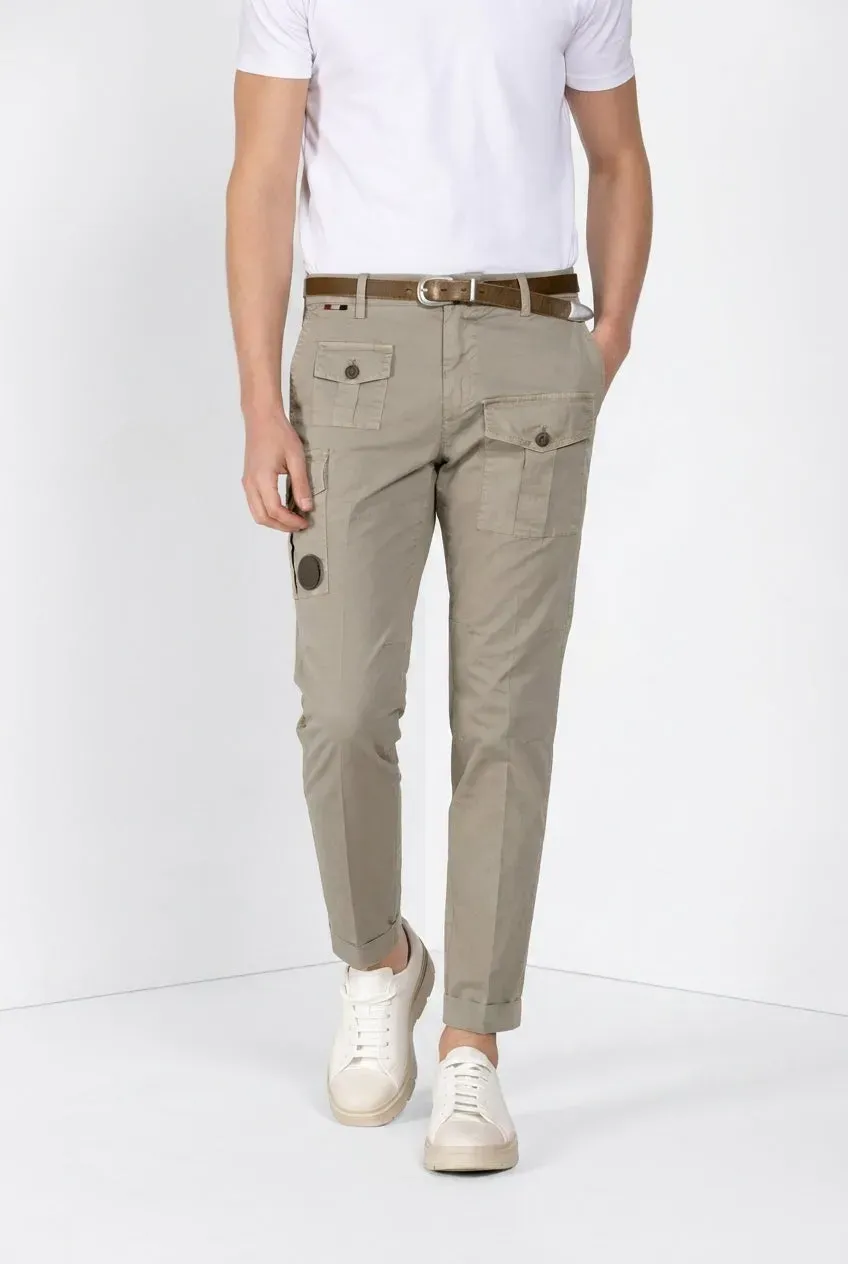 Mason's George Coolpocket Cargo Uomo Salvia Carrot Fit