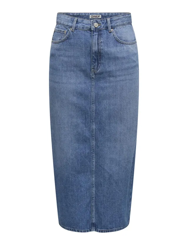 Only Onllumi gonna denim donna XL blu