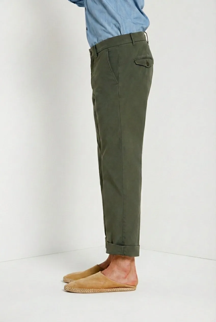 Mason's Boston Chinos Chino Uomo Verde Cotone Relaxed