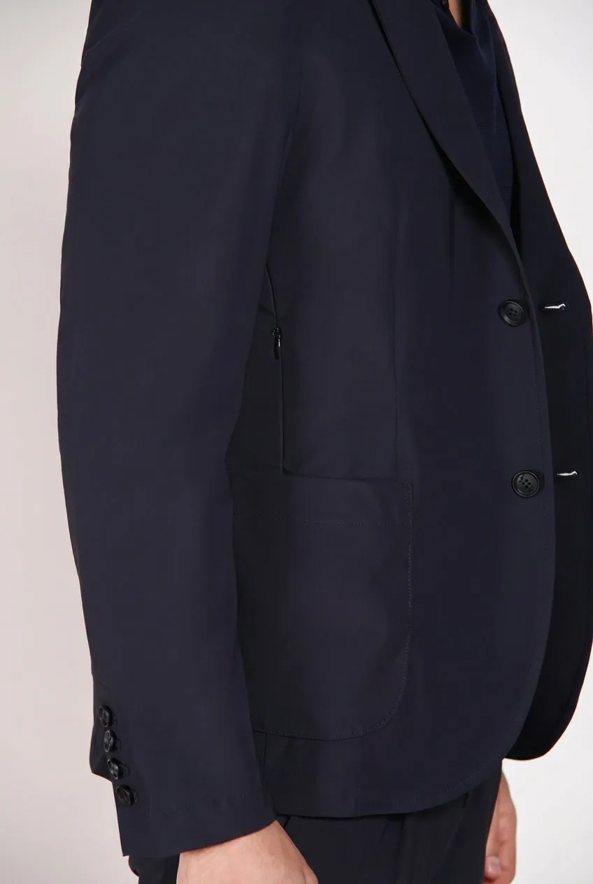 Mason's Da Vinci Tech Dynamic Blazer Uomo Blu Navy Tecnico