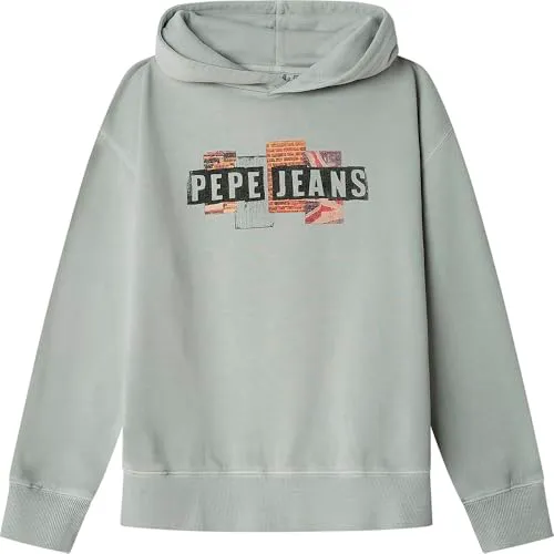Pepe Jeans Felder felpa bambino 8 anni cappuccio