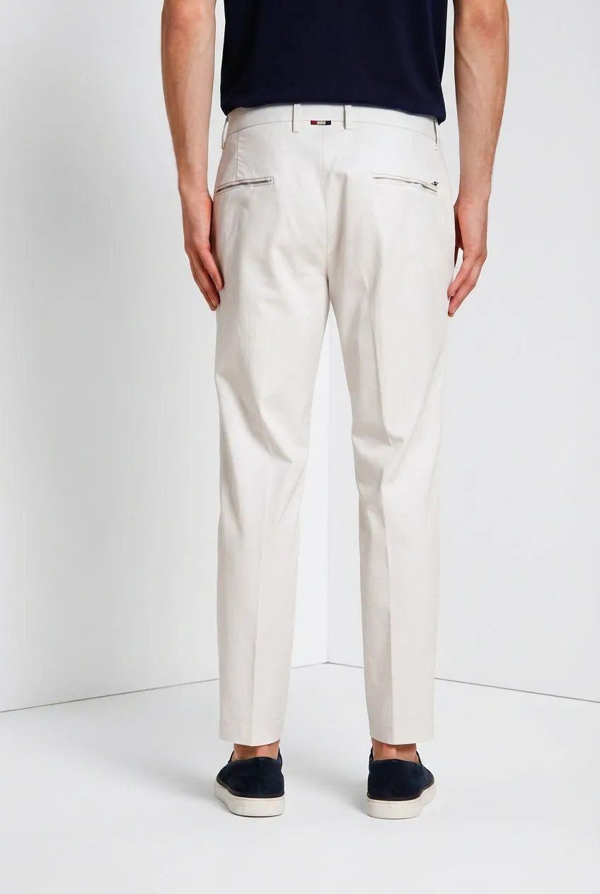 Mason's Torino Flex Chino Uomo Slim Grigio Chiaro Elastic