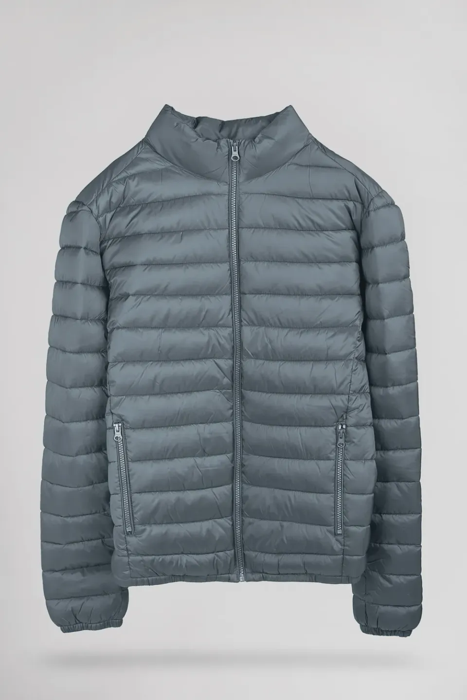 Teddy Smith Blight Piumino Leggero Strom Grey Uomo