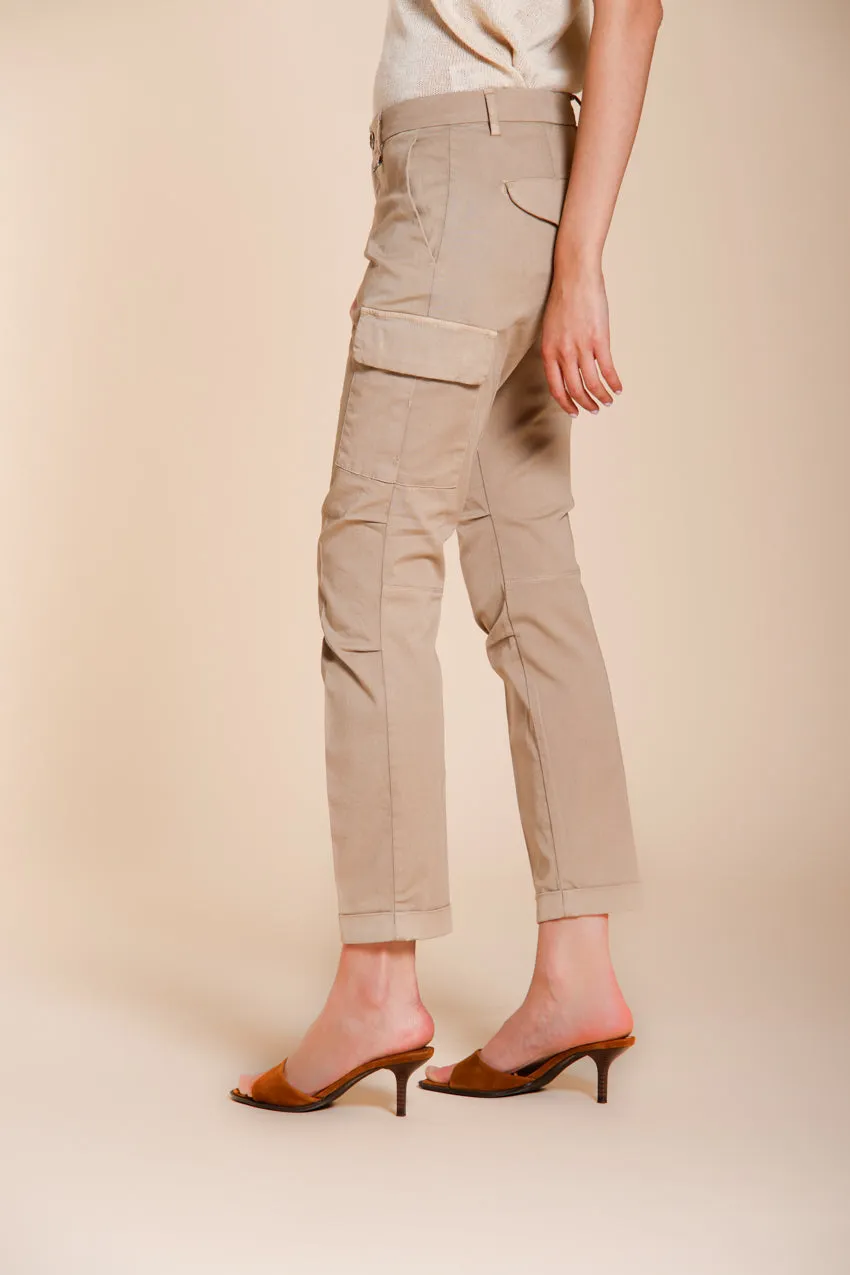 Mason's Chile City Pantalone Cargo Donna Beige Medio Slim