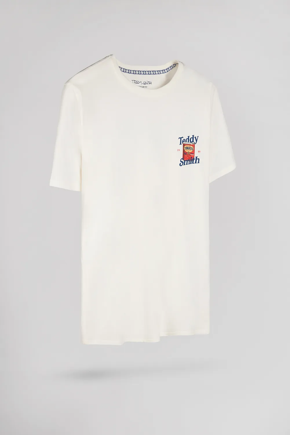 Teddy Smith T-Tomato Mc t-shirt uomo bianca