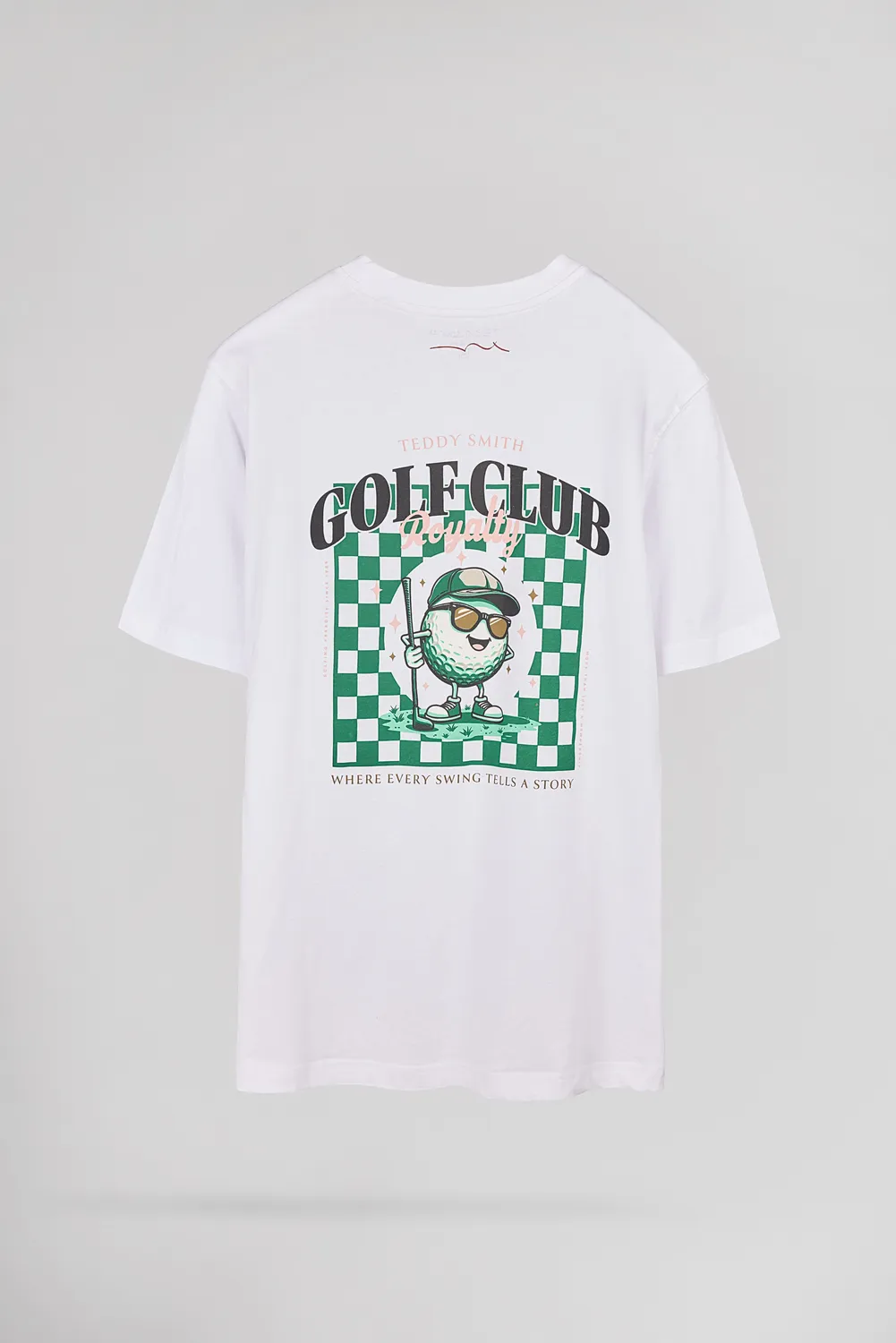 Teddy Smith T-Damien MC t-shirt uomo bianca ampia