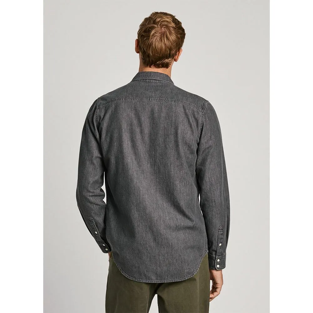 Pepe Jeans Regular Shirt Camicia Uomo denim nera