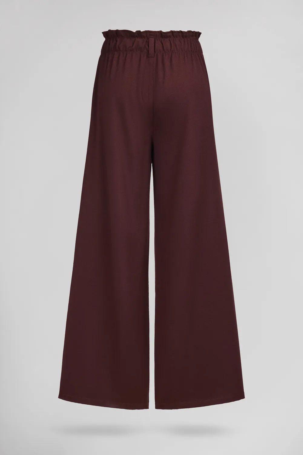 Teddy Smith P-TYLIA pantaloni larghi bordeaux scuro