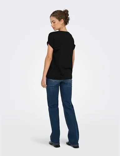 ONLY Onlmoster Glitter S/S Top Jrs top donna M lurex