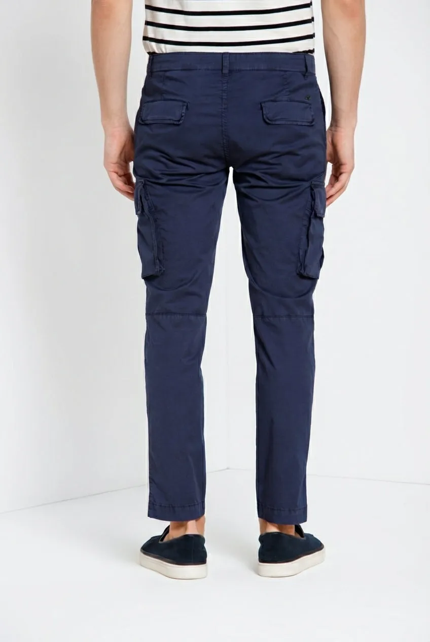 Mason's Chile Regular cargo uomo blu navy stretch