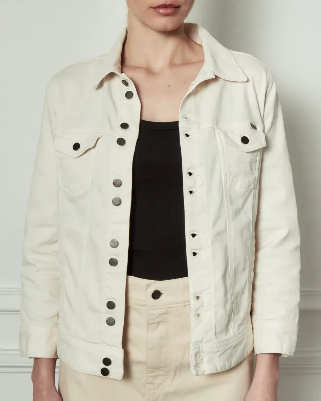 acquaverde Carmen giacca western Cream aderente