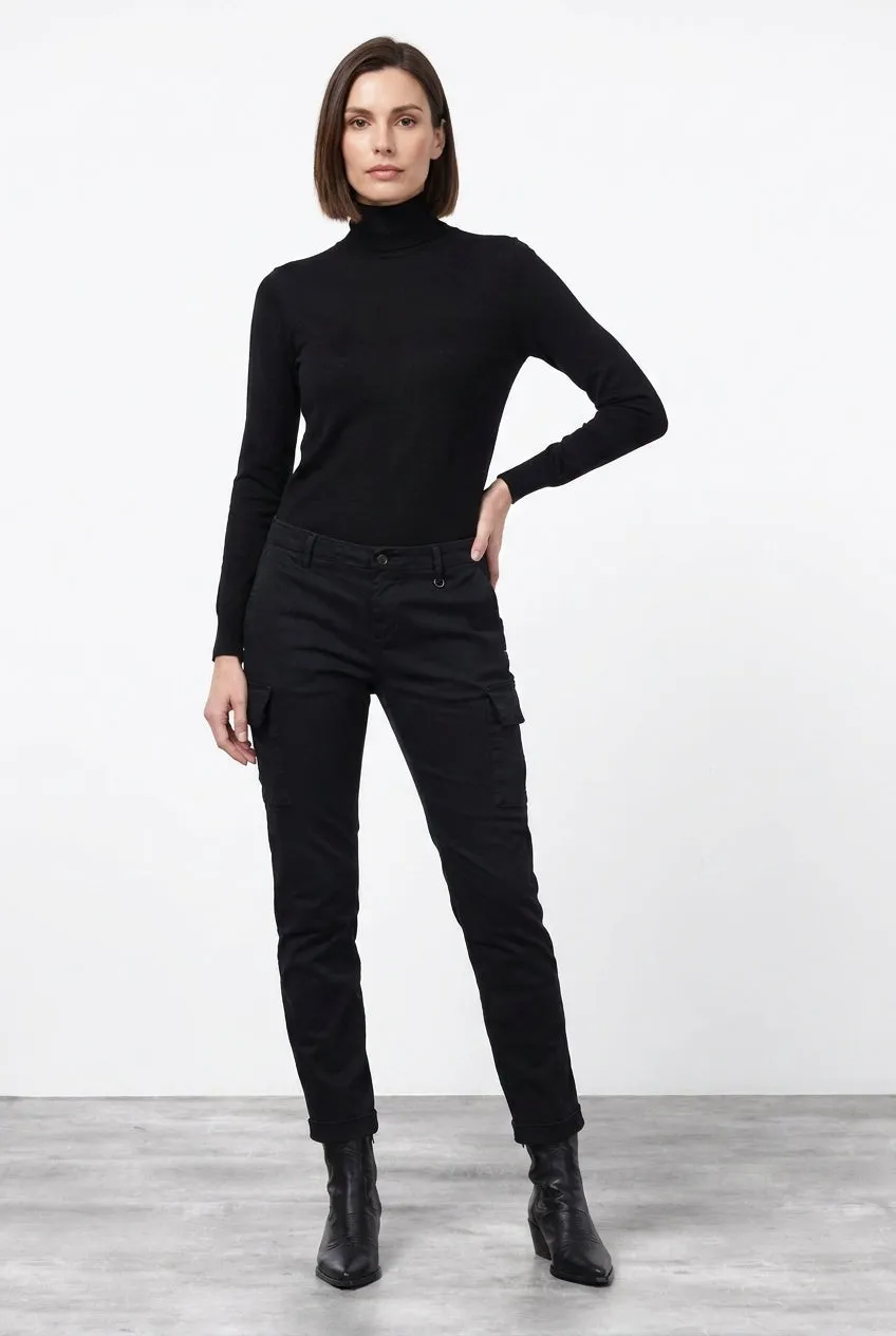 Mason's Chile City cargo donna nero slim raso