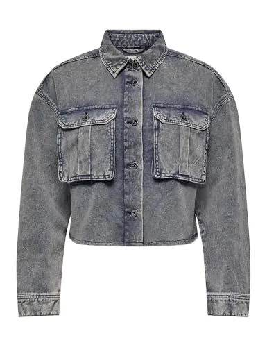ONLY Onldrew Acid giacca jeans M effetto acid