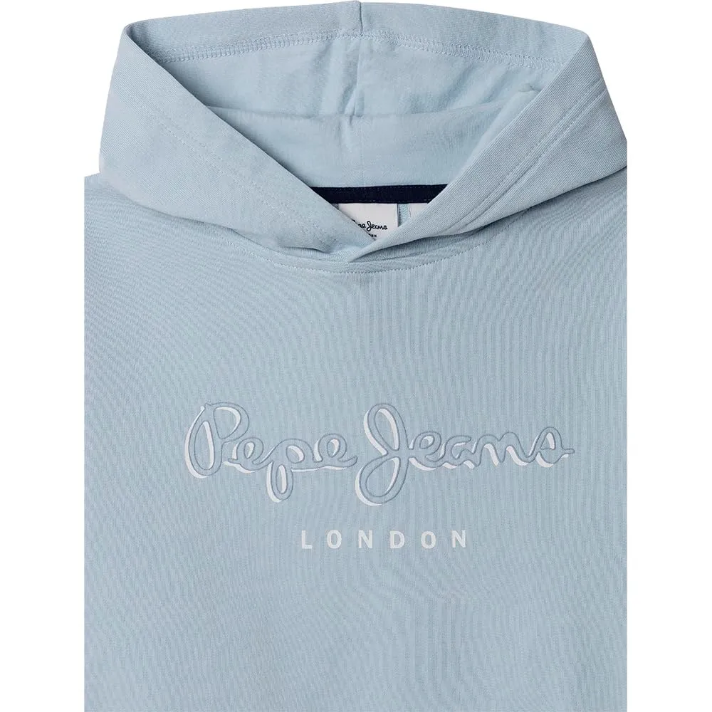 Pepe Jeans Michael Felpa Bambino Bianca con Cappuccio