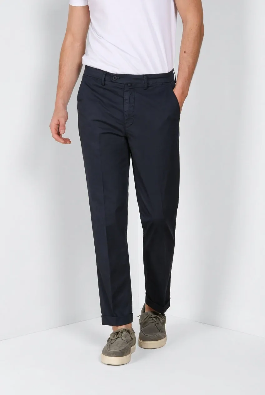 Mason's Boston chino uomo blu notte relaxed fit