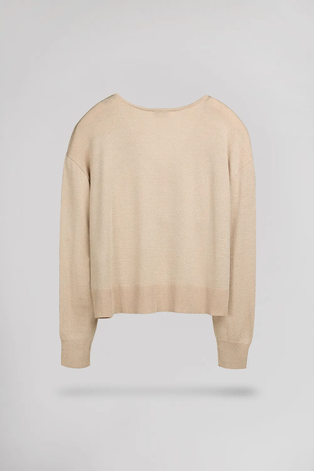 Teddy Smith P-Lizie Maglione Donna Grain de Sable Lurex