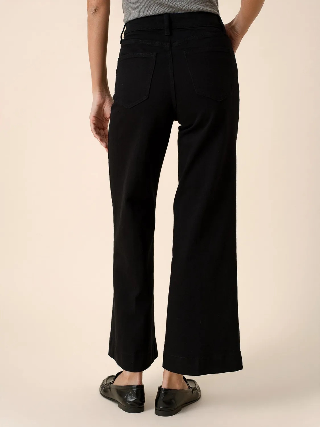 Oraije Vienna jeans wide nero