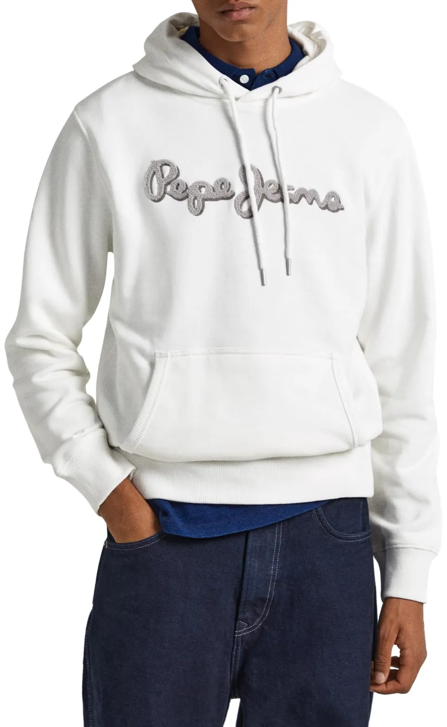 Pepe Jeans Ryan Hoodie felpa uomo logo ricamato