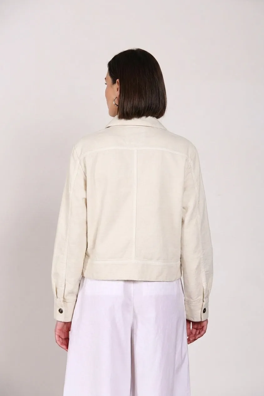 Mason's Eva giacca donna latte ricamo fiori