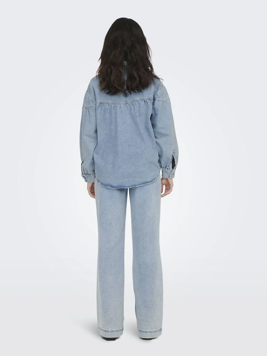 ONLY Onlanni giacca jeans Mix Blu Chiaro XS