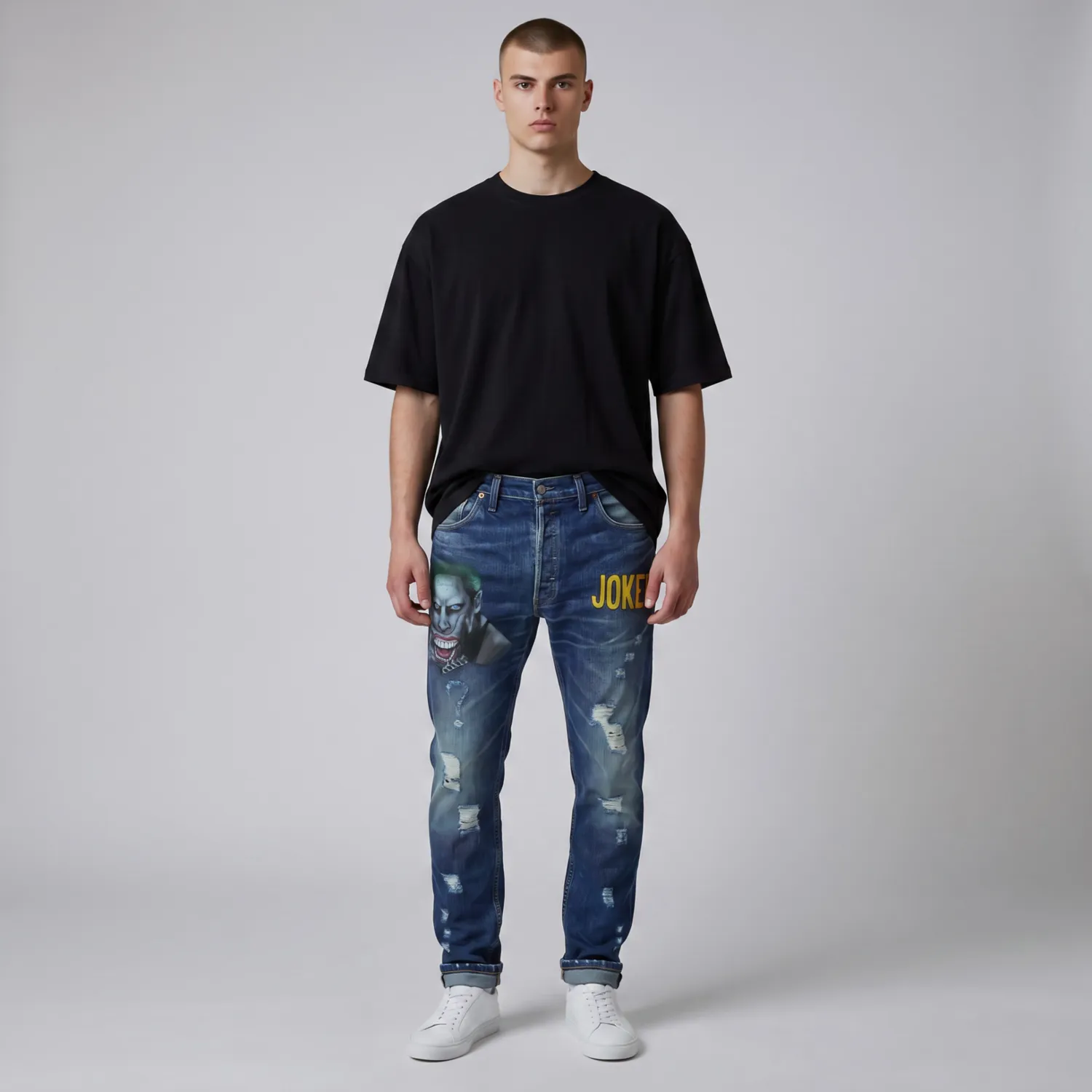 Never Say Never Levi's Vintage Joker jeans dipinti Leto