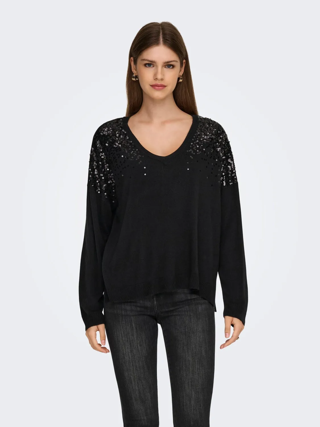 ONLY Onlstarry Pullover Maglia Donna Mauve Wine Calda