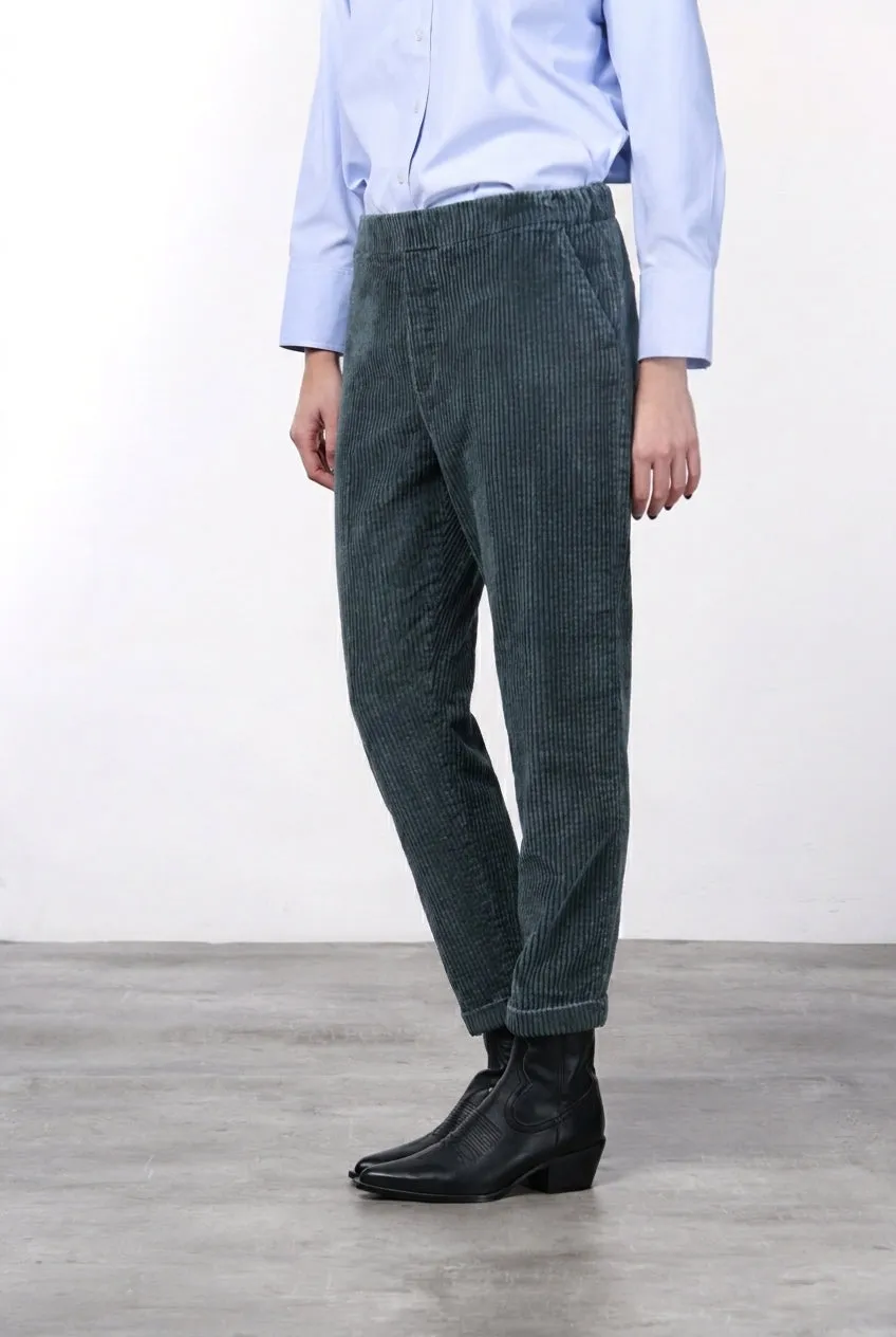 Mason's Malibu Jogger City Chino Verde Velluto Relaxed