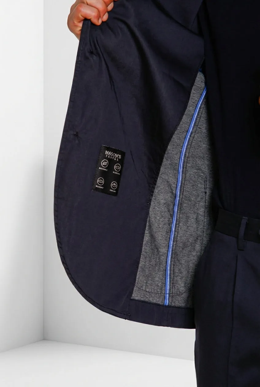 Mason's Da Vinci Travel blazer blu notte stretch