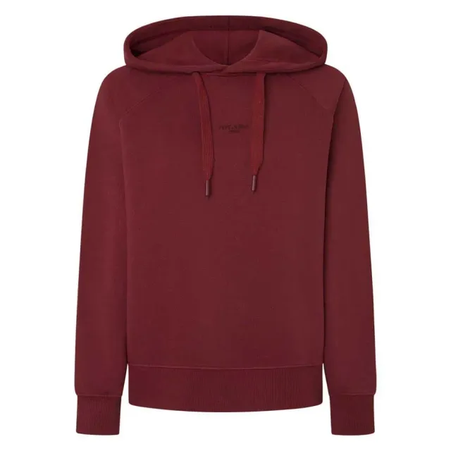 Pepe Jeans Felicity Hoodie Felpa Donna M Burnt Red