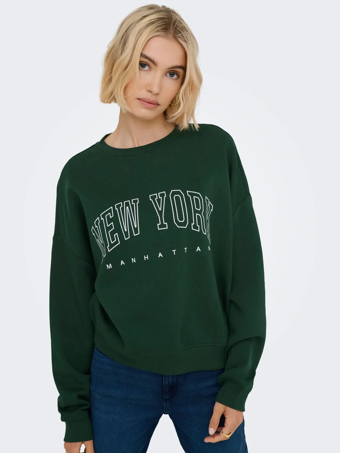ONLY ONPLOUNGE Felpa Donna Girocollo Morbida