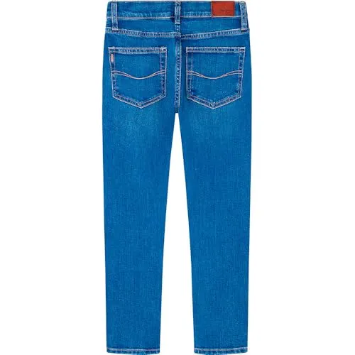 Pepe Jeans Tapered Jeans Jr Pb202203 jeans bimbo blu