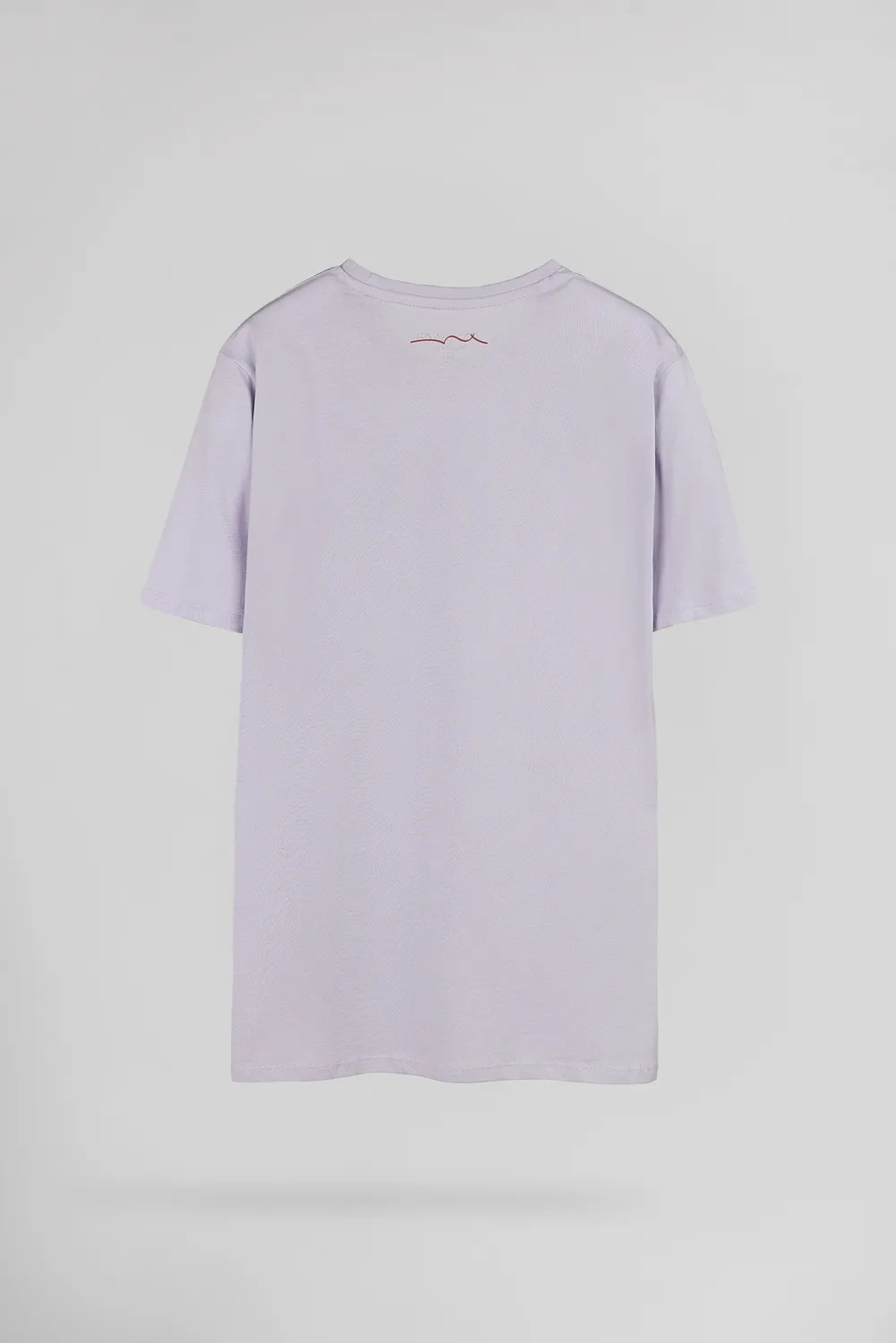 Teddy Smith T-Jim MC t-shirt uomo lilla ricamo