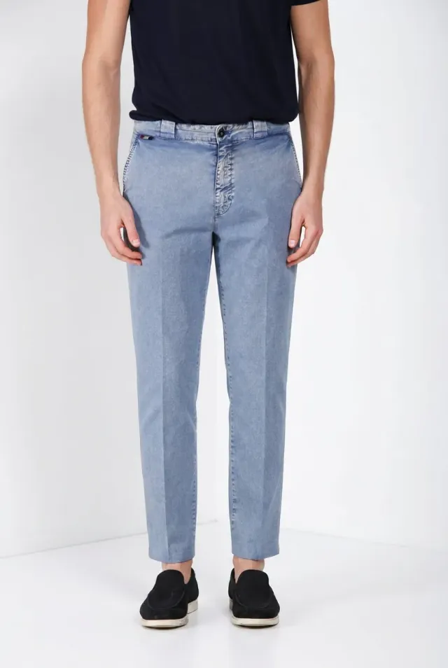 Mason's Madison M74 chino uomo indaco carrot
