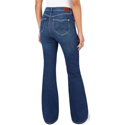 Pepe Jeans Slim Flare PL204597 Jeans donna 27W/32L indaco