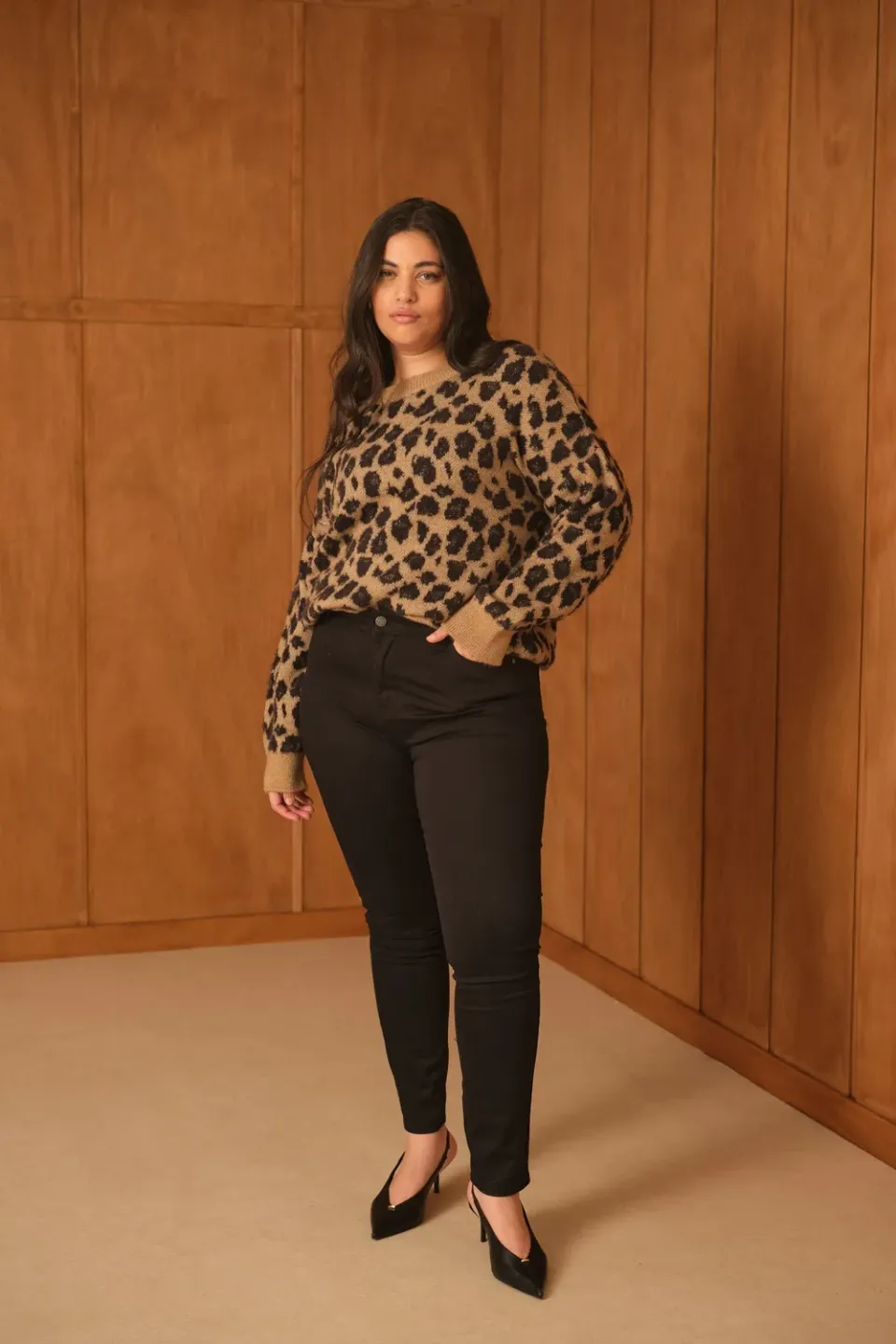 Oraije Chloé Curvy jeans skinny nero