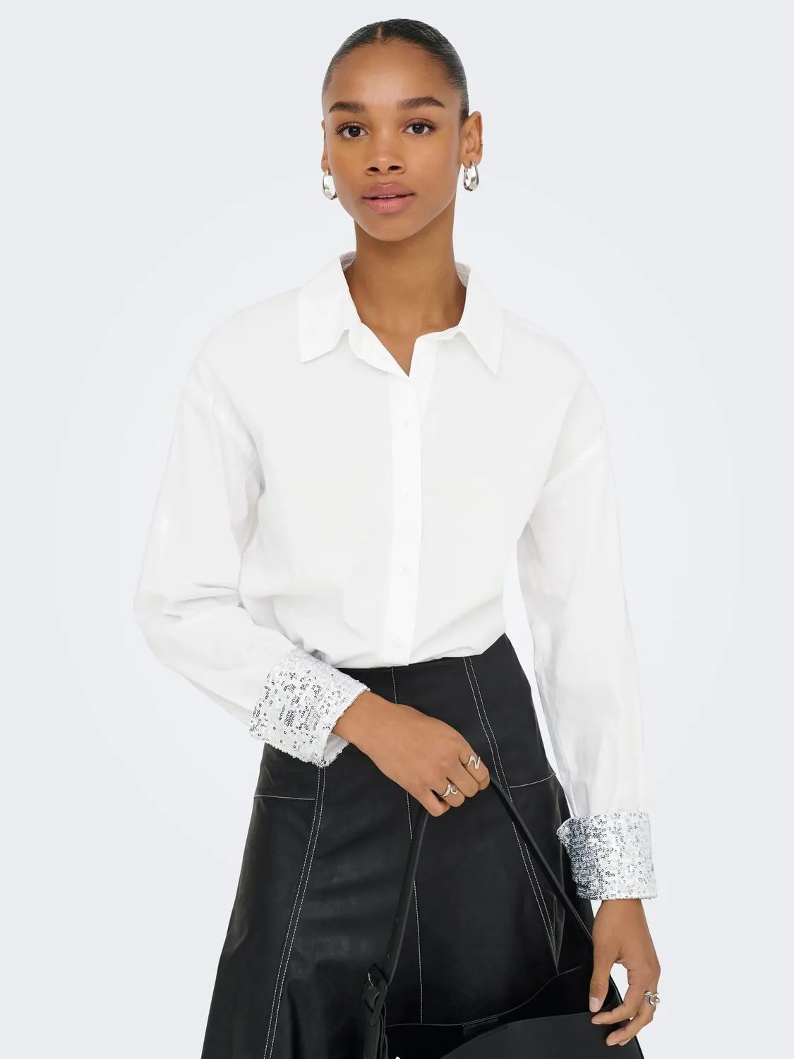 ONLY Onlpanama Sequines Mix Camicia Donna S Paillettes