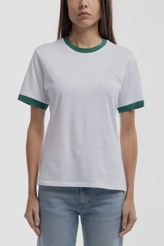 Teddy Smith T-Rin MC t-shirt bianco cotone