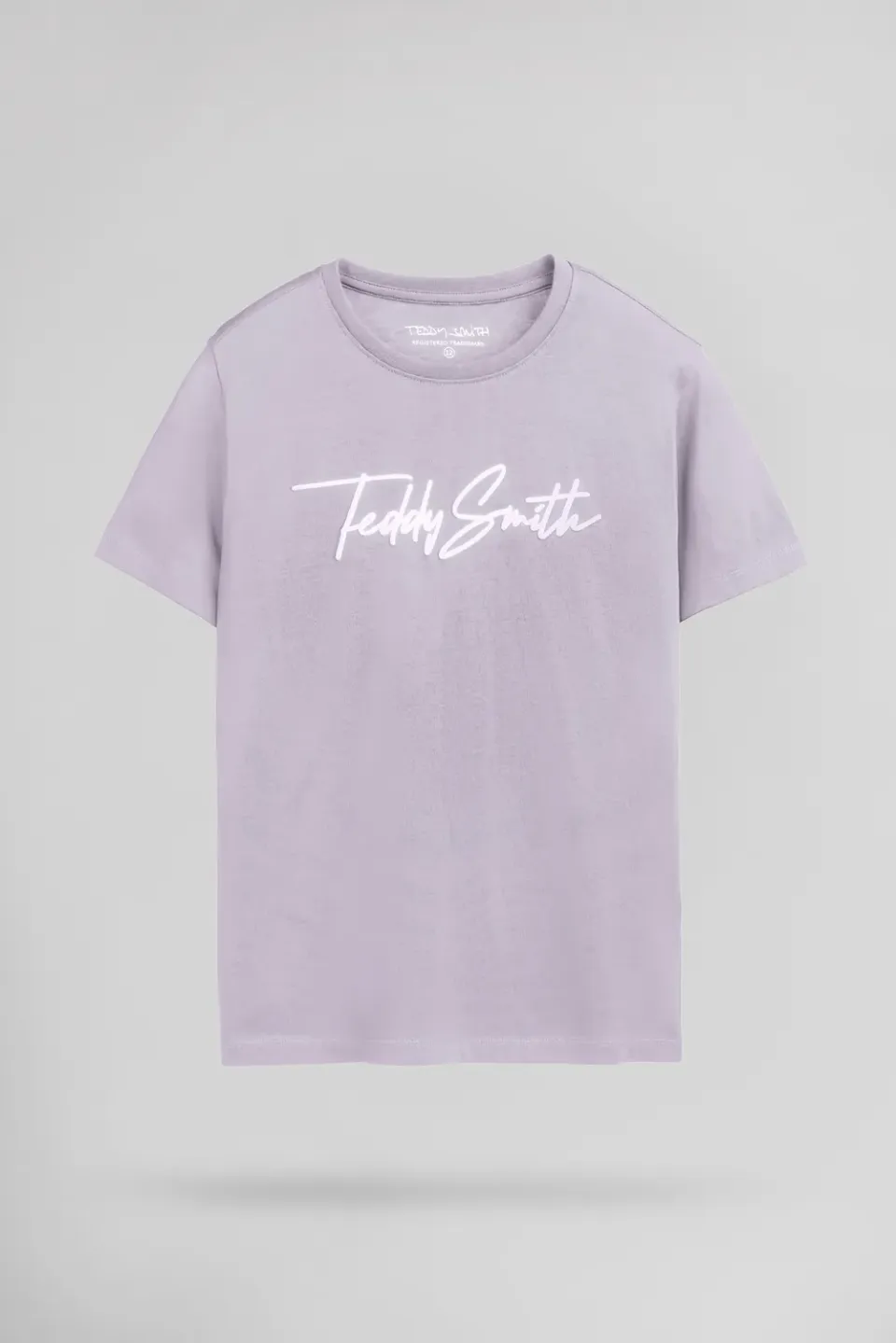Teddy Smith T-Evan MC JR t-shirt bimbo lavanda cotone