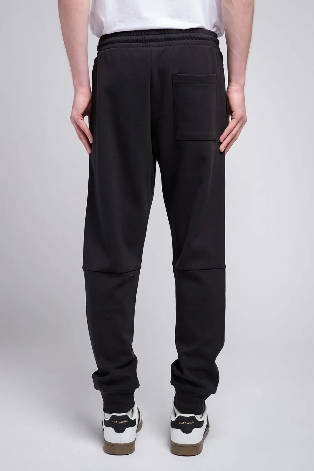 Teddy Smith P-Company Pantaloni Tuta Uomo Neri Cotone